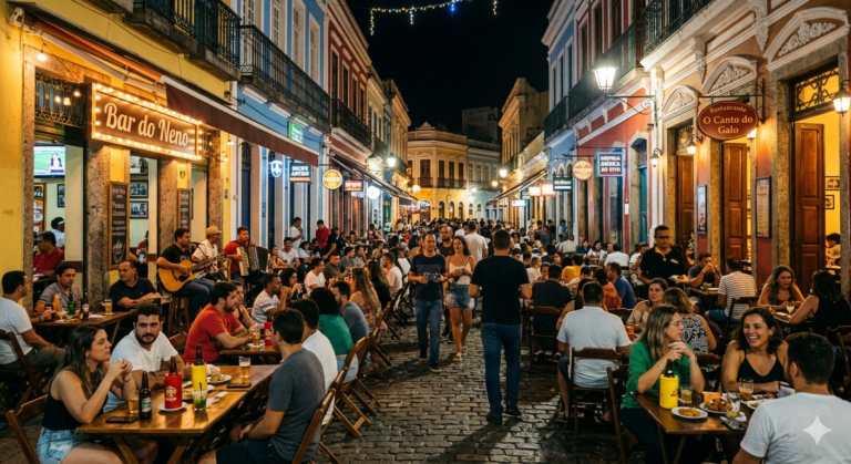 Guia da Vida Noturna em Recife (2026): Onde Sair, Bares e Passeios