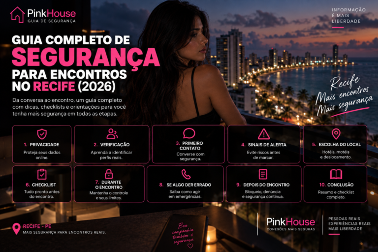 Guia completo de segurança para encontros no Recife em 2026